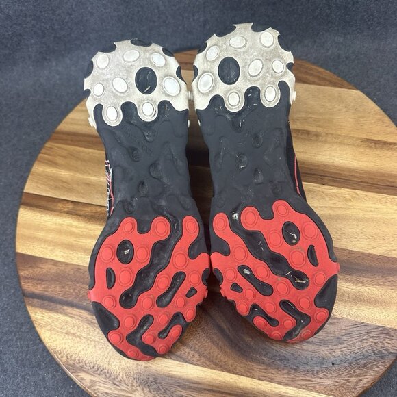 Nike React Element Script Swoosh Mens Size 8 Running Shoes Black Red CK9285-001 - Picture 10 of 11